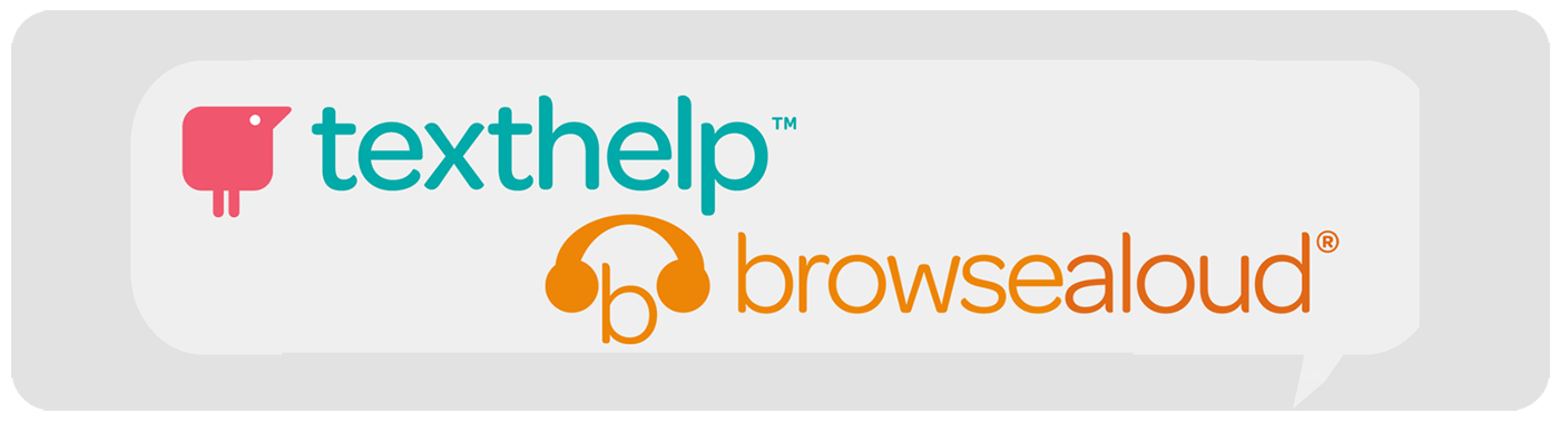 browsealoud and texthelp logos