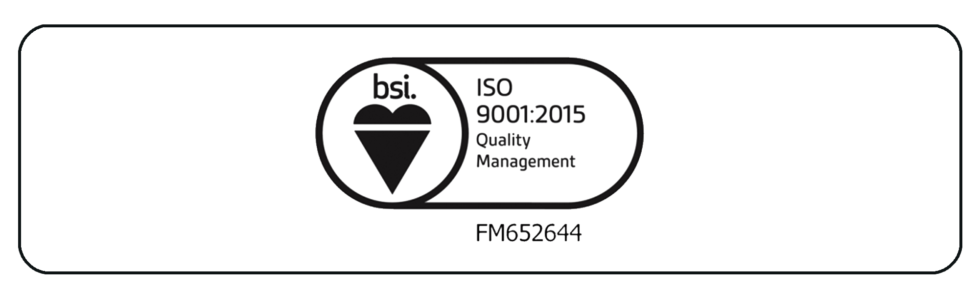 bsi iso 9001:2015 quality management banner